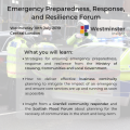 Emergency preparedness, response, and resilience forum 