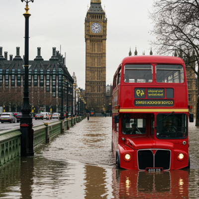Can London’s defences cope with flooding?*February 2026: Ravindra Jayaratne and Maciej Pawlik examine how London’s flood defences, including the Thames Barrier and tidal structures, may struggle to cope with extreme rainfall and surface water runoff
