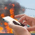 How crowdsourced mobile technology can help detect wildfires